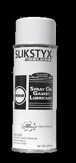 6606 SLIKSTYX STAINLESS STEEL TAPPING SLEEVES The first Spray-On lubricant for all gasketed pipes: Works in all temperature extremes