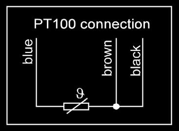 6" / 8" Encapsulated PT100 Standard Its ohmic resistance is proportional to the sensed temperature. The FE field replaceable PT100 is potted into a screw holding the upper end bell.