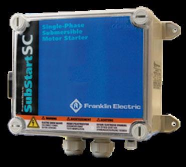 SubStartSC Single phase Submersible Motor Starter The SubStartSC range covers all PSC motors from 0.25kW to 2.2kW for all voltages.