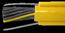 Crane and lifting equipment control cable based on DIN EN 60811 Carrying force up to 135kg Critical point approx.