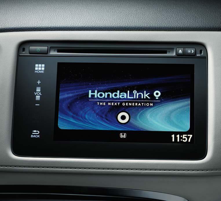 PUSH BUTTON START Every adventure in the HR-V starts with the push of a button, not the turn of the