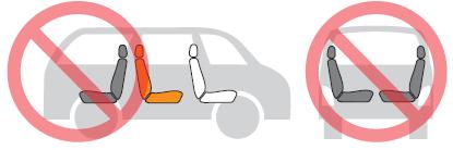 Some vehicles do not have any seating positions that can be used safely with the booster seat.