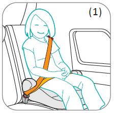 Page 16 Using Your Belt-Positioning Booster Seat WARNING FAILURE TO PROPERLY SECURE YOUR CHILD AND