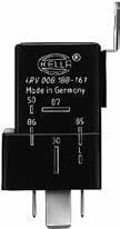 Preglow relay 12 V Preheating time at + 20 C / < 7 sec 12 V, 6-pole, after-glow capable 1 4RV 008 188-111 Rated switching current* max.