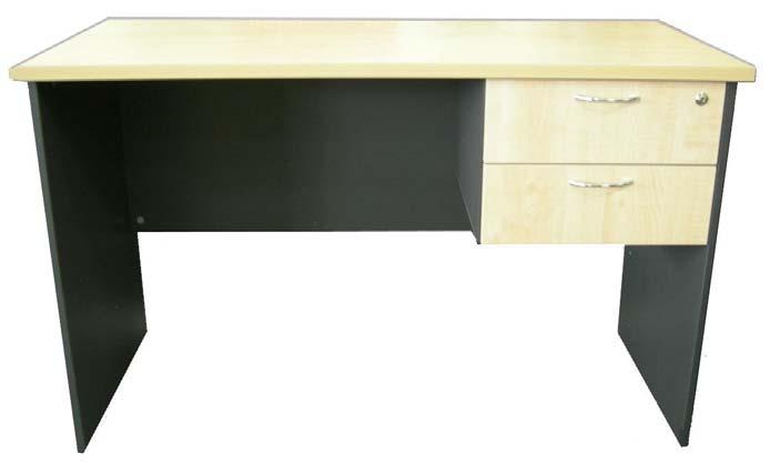 ARTREND WORK DESK 1200L x 755H x 600D With or without Lockable drawers Available in Maple & Graphite only