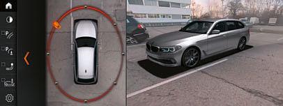 BMW Night Vision with pedestrian recognition makes people and large animals visible on the Control Display from a distance using infrared imaging and illuminates them