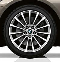 alloy V-spoke style 759 I wheels, front 8J x 20 with 245/35 R20 tyres and rear