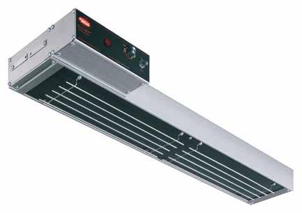 Glo-Ray Infra-Black Strip Heaters For foodwarming at a close range to food product, the Glo-Ray Infra-Black heat technology is ideal, emitting a solid panel of uniform heat.