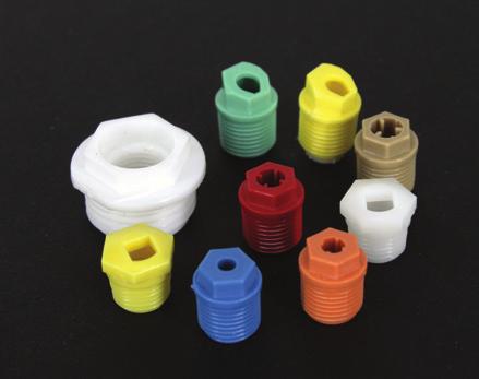 Main Adapter A wide assortment of intermediate and inner nozzles for use in the main nozzle adapter and back nozzle position provide unmatched nozzle flexibility.