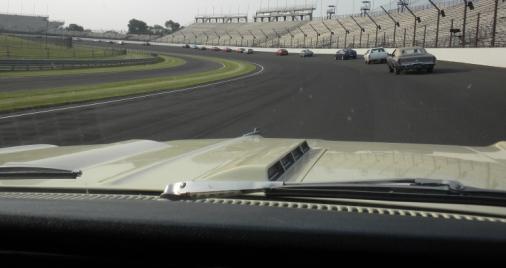 at the Indianapolis Motor Speedway. It was a five hour drive on a lovely 95 degree day!