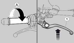 DOWNHILL COULD CAUSE THE BRAKE PADS TO OVERHEAT, WHICH RE- DUCES BRAKING AND LIMITS BRAKING POWER. IT IS RECOMMENDED TO USE THE ENGINE COMPRESSION, DOWNSHIFTING AND USING BOTH BRAKES INTERMITTENTLY.