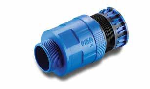 20 ABB FOOD & BEVERAGE CONDUIT SYSTEMS Type JKNH - two-piece, straight nylon fitting Metric thread IP69 connector made of FDA compliant material Features Very high impact resistance - easy push-in
