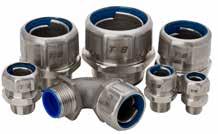 34 ABB FOOD & BEVERAGE CONDUIT SYSTEMS Series 5300SST6/ Series 5300SST6HT fittings - High Temperature Suitable for food and beverage equipment for grinding, mixing, processing packaging, canning, and