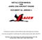 INSTALLATION MANUAL FOR JABIRU 3300 AIRCRAFT ENGINE. DOCUMENT No. JEM3302-4