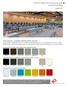 FINISH SPECIFICATION GUIDE University Fixed Seating