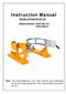 Instruction Manual. Forklift-Karrier