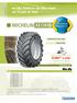 In the field or on the road at 15 psi or less MICHELIN XEOBIB