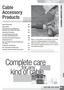 Complete care. kind of cable. for any. Cable Accessory Products FAX CABLE ACCESSORY PRODUCTS