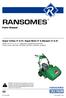 RANSOMES. Parts Manual. Super Certes 51 & 61, Super Bowl 51 & Marquis 51 & 61 RANSOMES