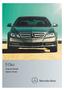 E-Class. Coupe and Cabriolet Operator's Manual