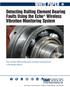 WHITE PAPER. Detecting Rolling Element Bearing Faults Using the Echo Wireless Vibration Monitoring System