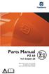 Parts Manual PZ Please read the operator manual carefully and make sure you understand the instructions before using the machine.