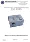 Pinion Products Corporation Inc. ESD and Ionization Instruments for Industry INSTRUCTION MANUAL COMBINATION RESISTIVITY METER, MODEL SRM/RTG