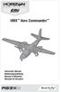UMX Aero Commander. Instruction Manual Bedienungsanleitung Manuel d utilisation Manuale di Istruzioni