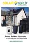 Quotation for Solar Power System