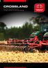 CROSSLAND MOUNTED AND SEMI-MOUNTED STUBBLE HARROW BY GRÉGOIRE-BESSON FOR TRACTORS FROM 80 TO 280 HP