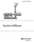 Suction Diffuser INSTRUCTION MANUAL