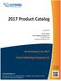 2017 Product Catalog