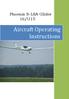 Phoenix S-LSA Glider 16/U15. Aircraft Operating Instructions