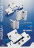 QUICK CLAMPING HINGES WITH PREASSEMBLED COUNTERPLATES Sturdy Quick to install Strong