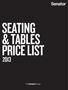 SEATING & TABLES PRICE LIST