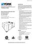 TECHNICAL GUIDE DESCRIPTION SINGLE PACKAGE GAS/ELECTRIC UNITS AND SINGLE PACKAGE AIR CONDITIONERS DH 180, 210, 240 & YTG-F-1009