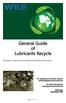 General Guide of Lubricants Recycle