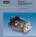 PD Series Axial Piston Pumps Variable Displacement. Catalog HY /NA,EU