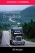 Commercial Driver Guide