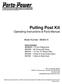 Pulling Post Kit Operating Instructions & Parts Manual