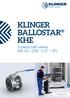KLINGER BALLOSTAR KHE 2-piece ball valves DN (1/2 8)
