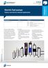 Electric fuel pumps. PI 0034 For technical personnel only! Page 1/8. Product overview for universal applications