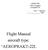 Flight Manual aircraft type: AEROPRAKT-22L