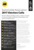 Automobile Association 2017 Election Calls