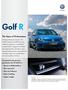 Golf R. The Apex of Performance