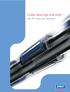 Linear bearings and units. with SKF factory pre-lubrication
