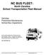 NC BUS FLEET: North Carolina School Transportation Fleet Manual
