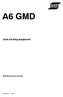A6 GMD. Joint tracking equipment. Simplified service manual
