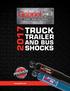 TRUCK TRAILER SHOCKS AND BUS.