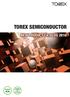 TOREX SEMICONDUCTOR NEW PRODUCT CATALOG 2010